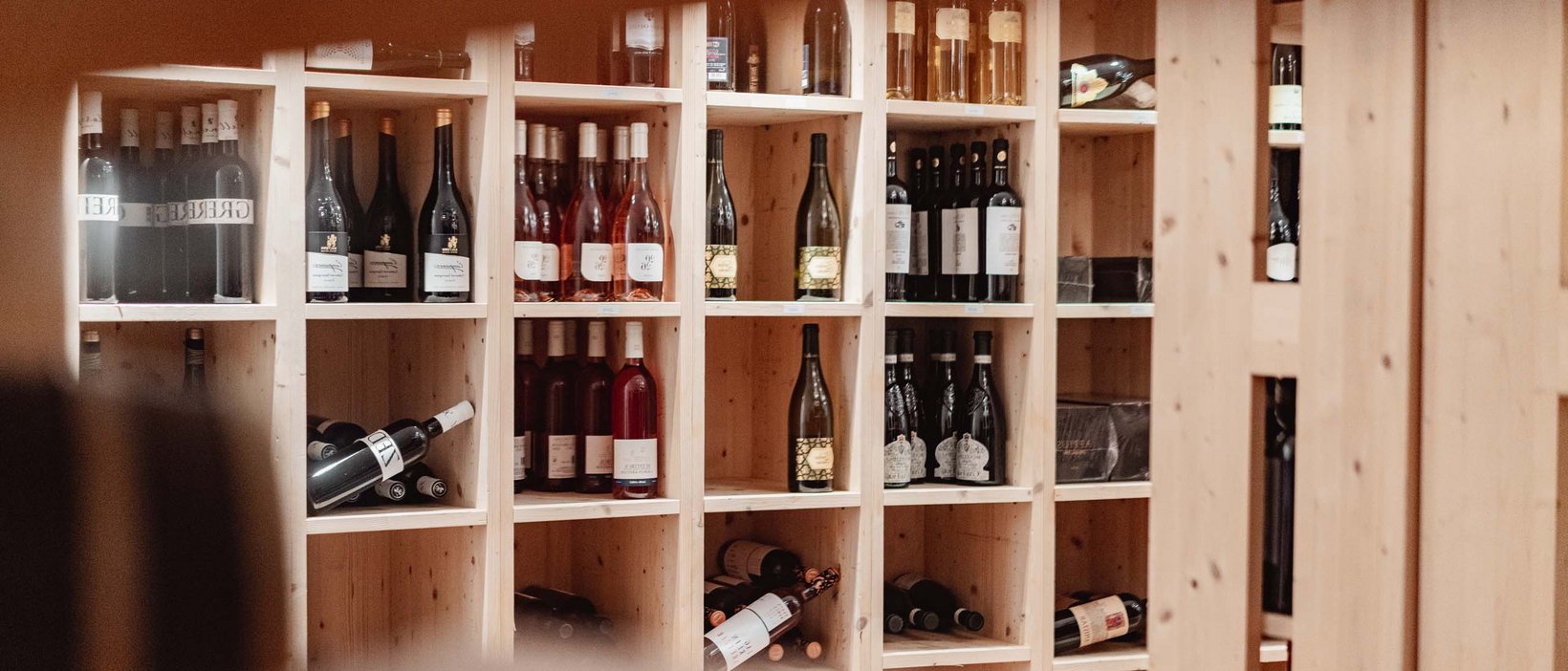 Die Weinflaschen unseres Hotels Die Weinflaschen unseres Hotels