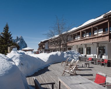 Hotel direttamente sull’Alpe di Siusi Hotel direttamente sull’Alpe di Siusi